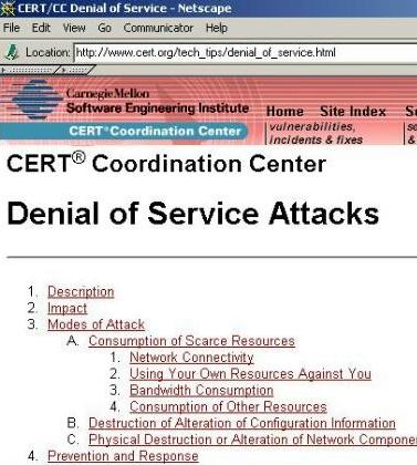 http://www.cert.org/tech_tips/denial_of_service.html