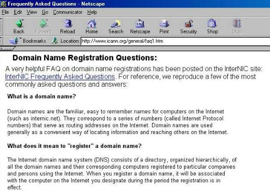 http://www.icann.org/general/faq1.htm