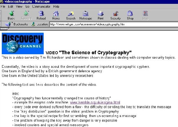 http://www.witiger.com/ecommerce/videocryptography.htm