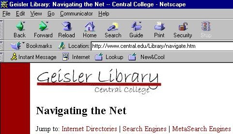 http://www.central.edu/Library/navigate.htm