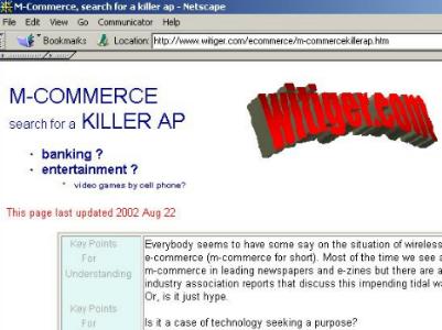 http://www.witiger.com/ecommerce/m-commercekillerap.htm