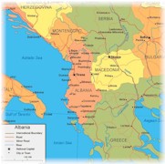 click to view larger map of albania