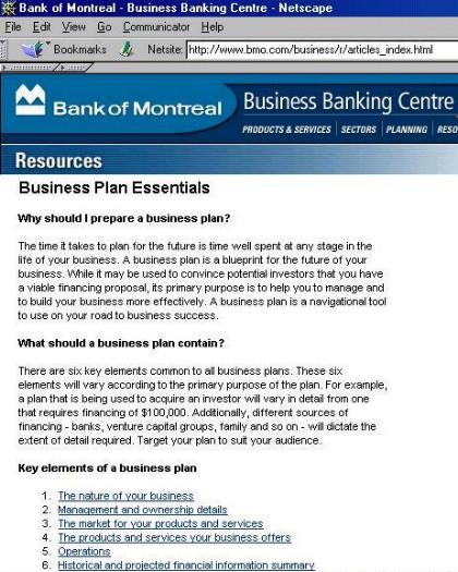http://www.bmo.com/home/small-business/banking/resources/articles/business-plan-essentials