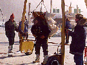 carrying 650 lbs in flour packing competition 1994